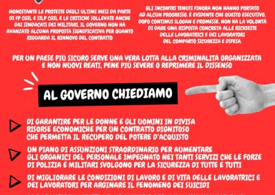 Cgil, Fp Cgil e Silp Cgil Monza e Brianza: “Adesso Basta! Ci mobilitiamo per il contratto”